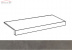 Плитка Italon Миллениум Блэк ступень фронтальная (33x120)